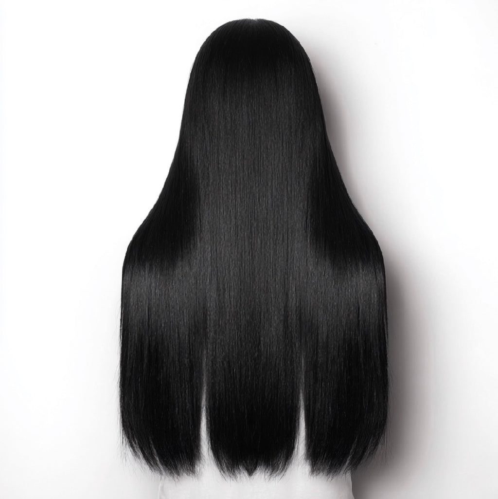 SIGNATURE BLACK VIRGIN LACE FRONTAL WIGS 13X4, 13X6 (straight)