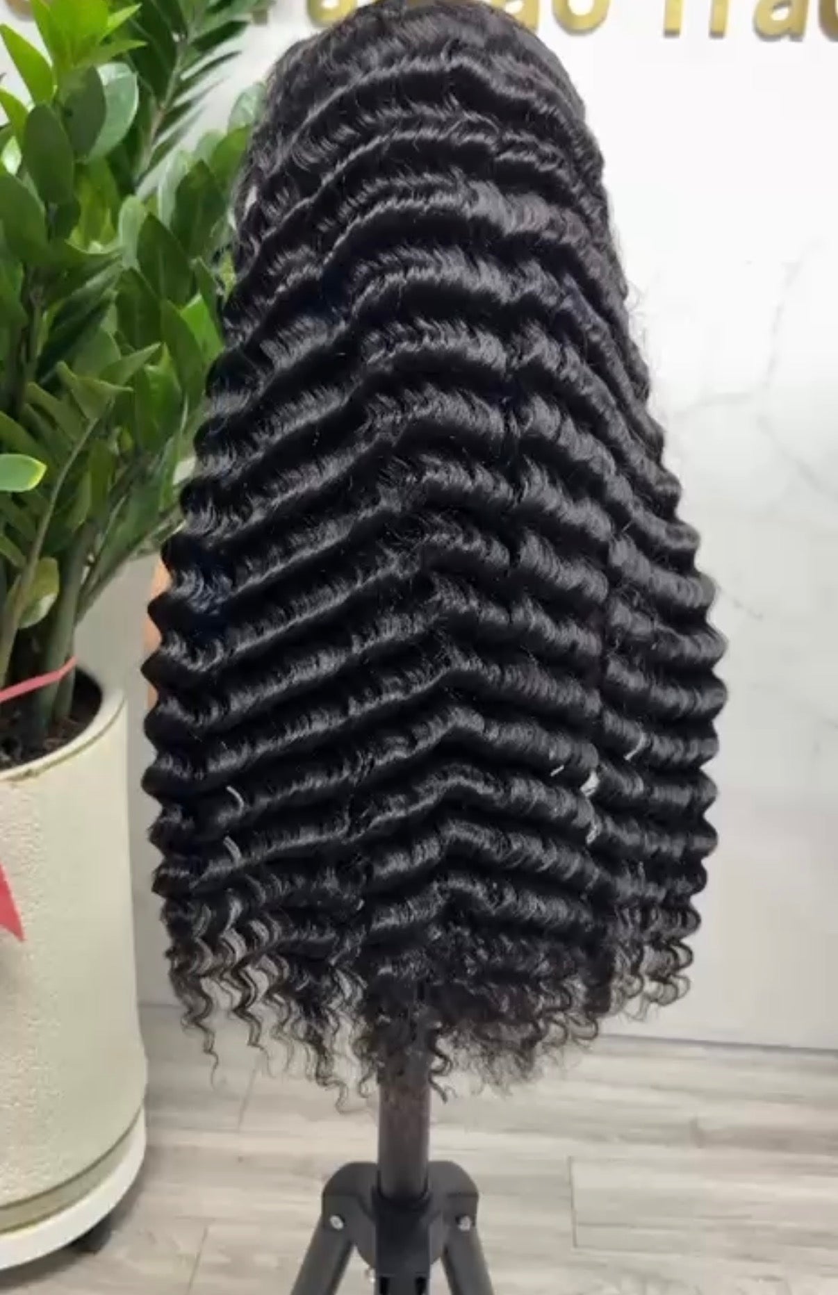 SIGNATURE BLACK VIRGIN LACE FRONTAL WIGS 13X4, 13X6 (deep wave)