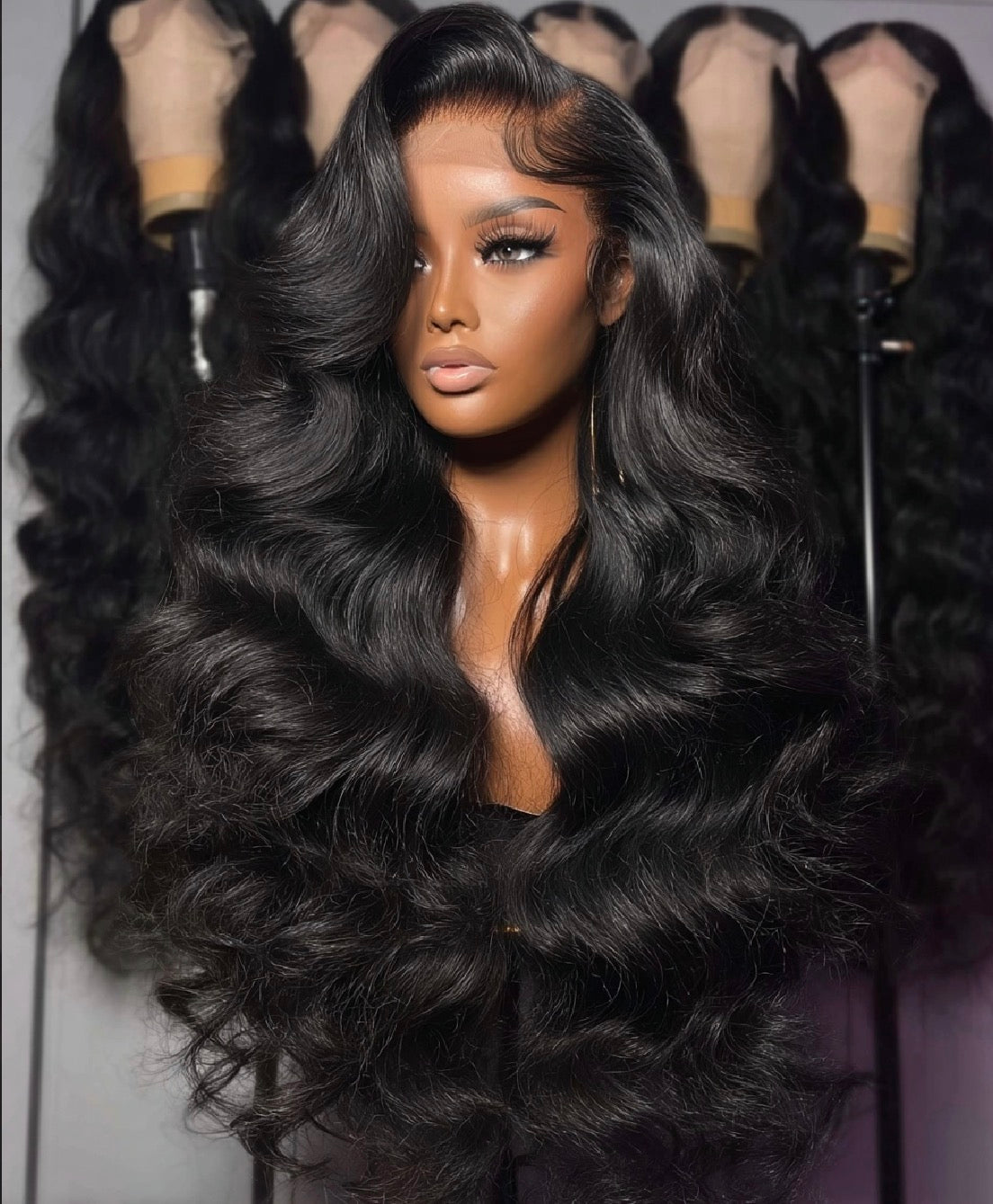 SIGNATURE BLACK VIRGIN LACE
FRONTAL WIGS 13X4, 13X6 (body wave)