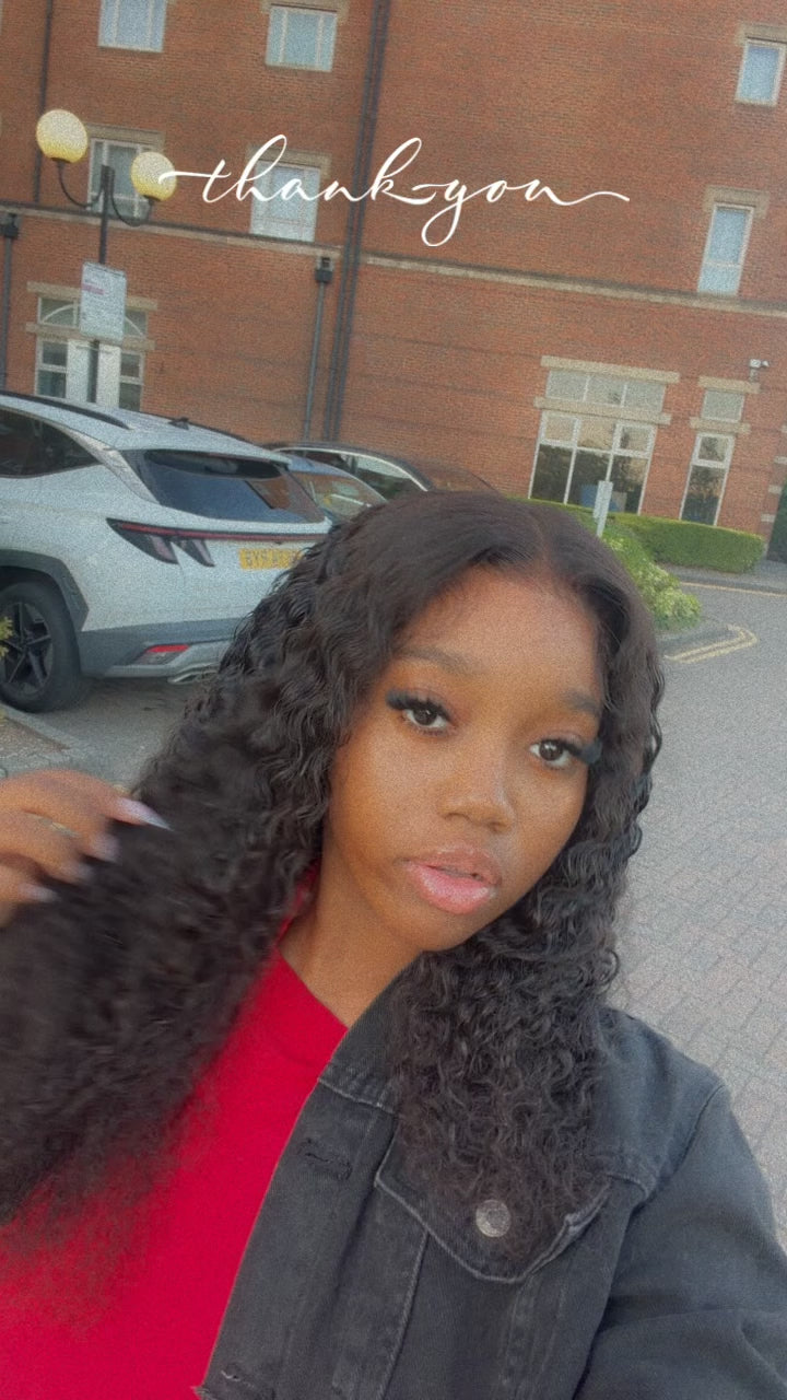 SIGNATURE BLACK VIRGIN LACE FRONTAL WIGS 13X4, 13X6 (burmese curly)